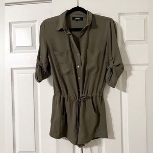 Lulus Olive Green Romper Small
